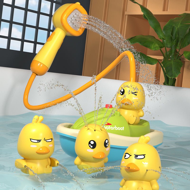 Jouets de Bain Interactif avec Bateau et Canards - jeux - Choupinous