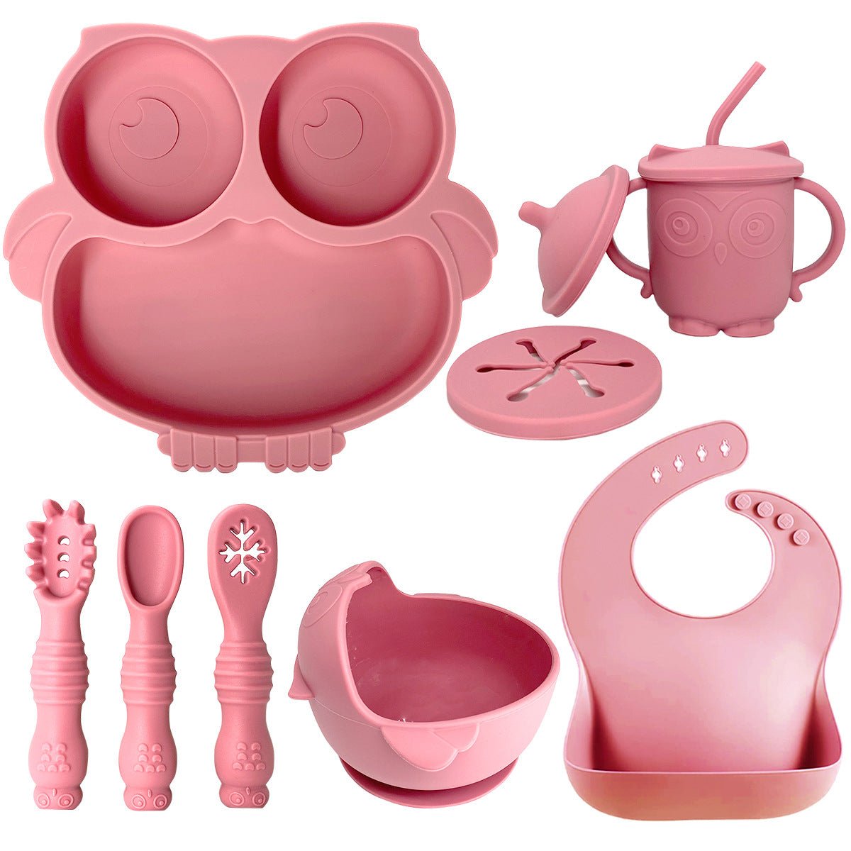 Ensemble repas complet en silicone - Choupinous