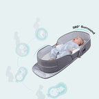 Lit Portable pour Bébé avec Moustiquaire et pare - soleil - essentiel bébé - Choupinous