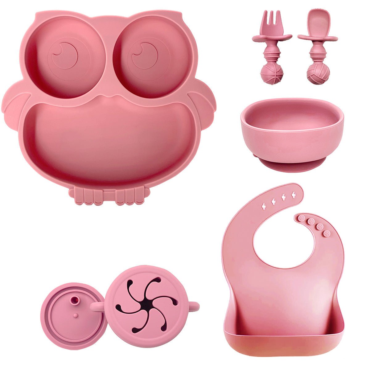 Ensemble repas complet en silicone - Choupinous