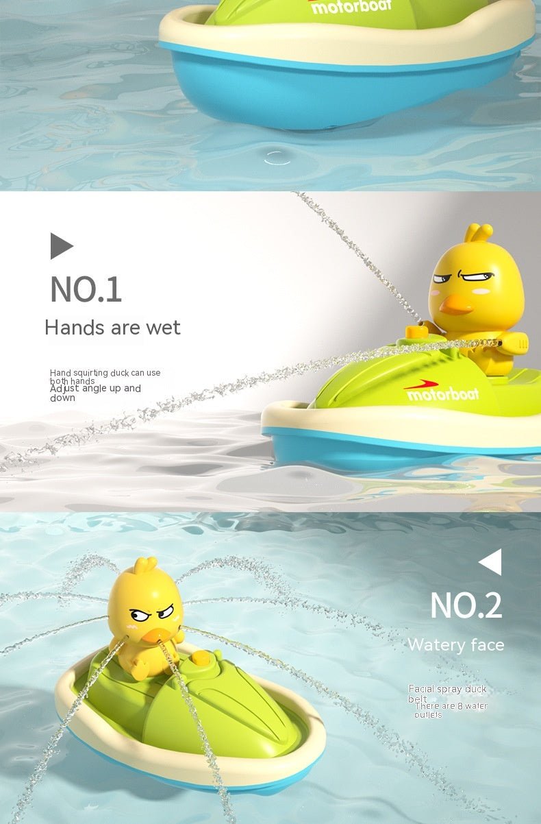Jouets de Bain Interactif avec Bateau et Canards - jeux - Choupinous