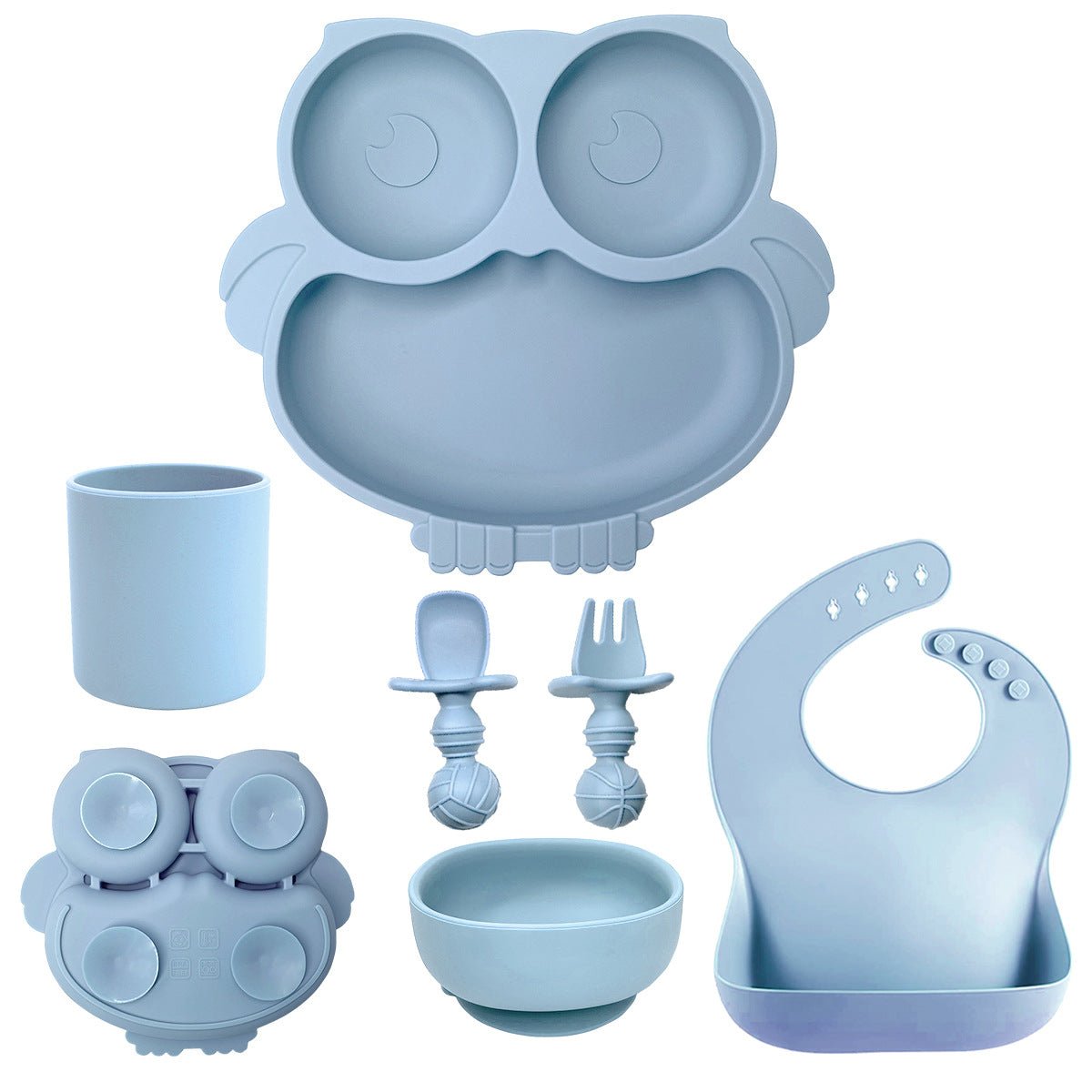 Ensemble repas complet en silicone - Choupinous