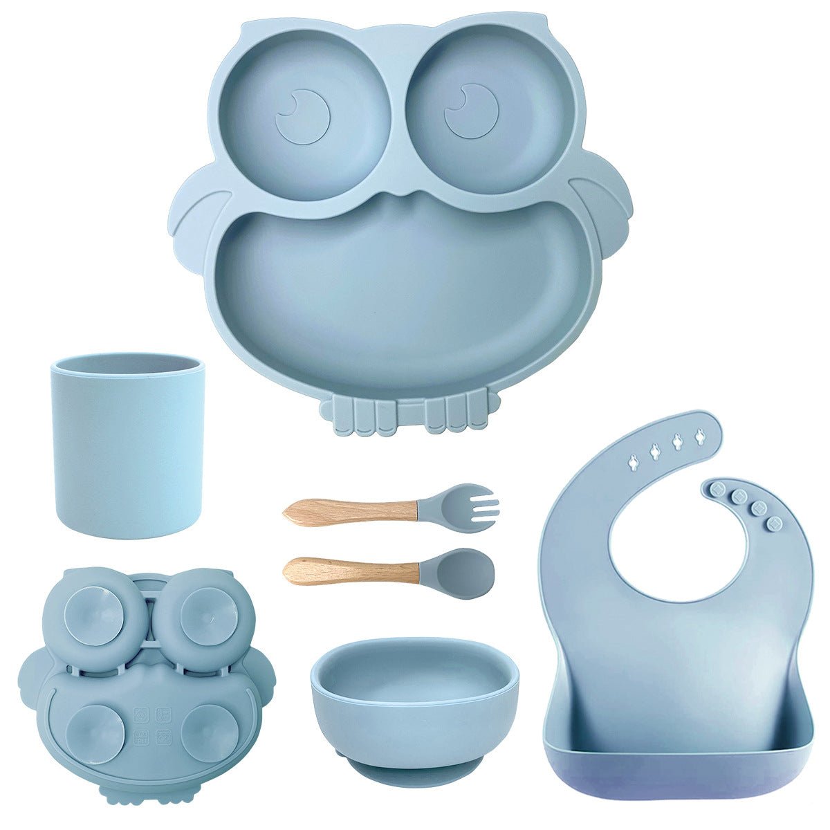 Ensemble repas complet en silicone - Choupinous
