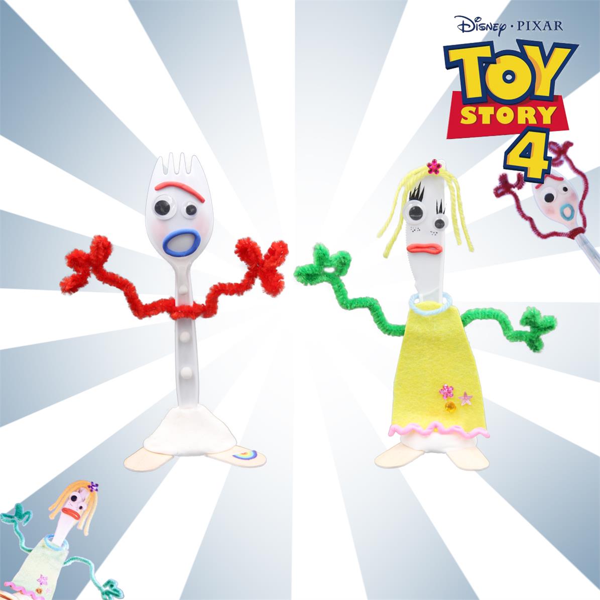 Jouet DIY Forky de Toy Story 4 - Cadeau Éducatif - Choupinous