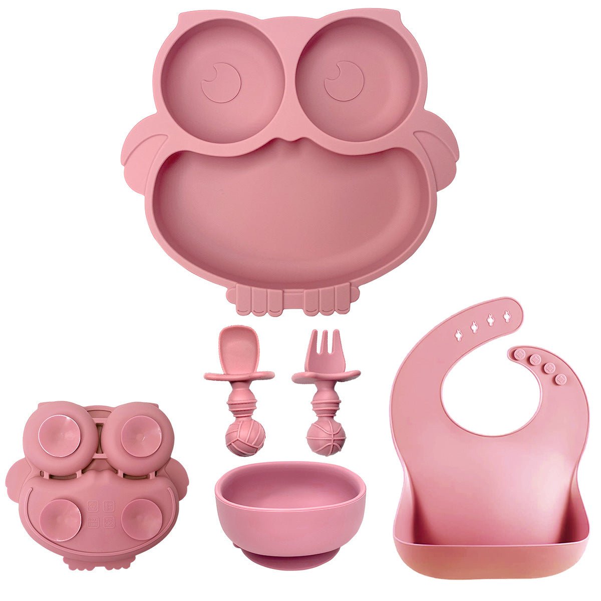 Ensemble repas complet en silicone - Choupinous