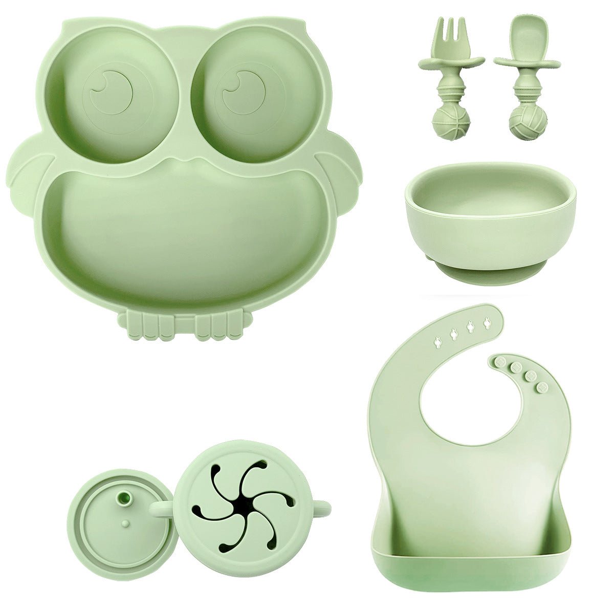 Ensemble repas complet en silicone - Choupinous