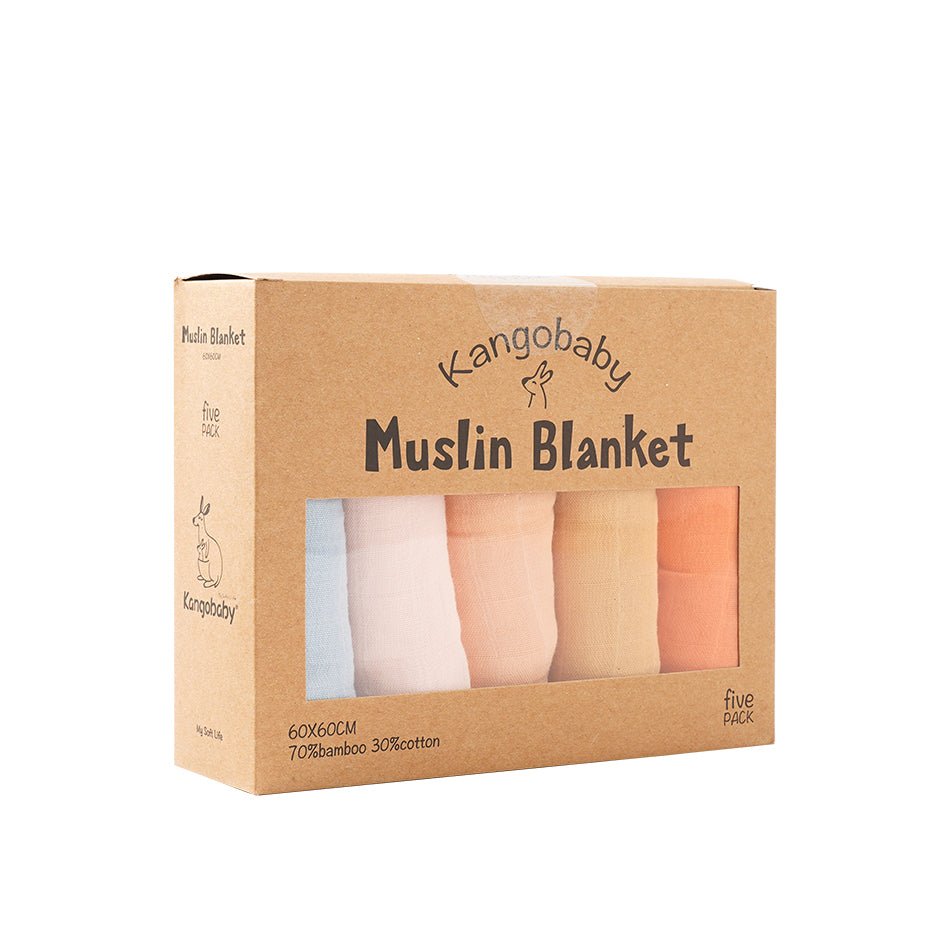 Ensemble de 5 Mousslines pour Bébé/Enfants - couverte - Choupinous