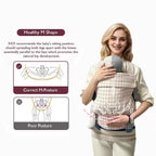 Porte-Bébé Ergonomique Ajustable Nouveau-Né - essentiel bébé - Choupinous
