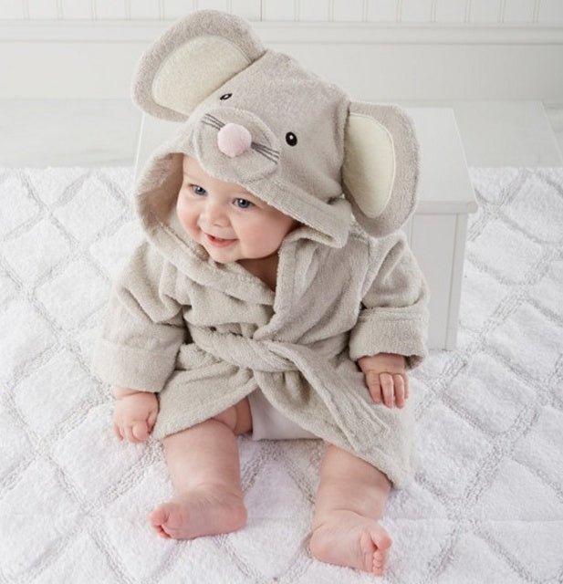 Peignoir bébé Motifs d'animaux - peignors - Choupinous