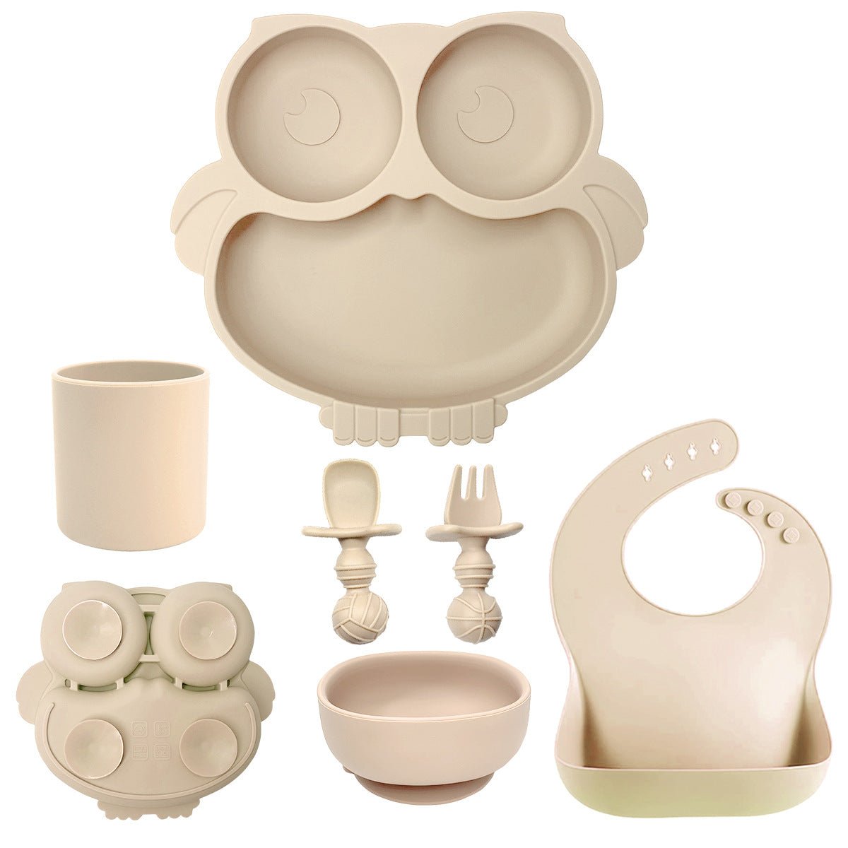 Ensemble repas complet en silicone - Choupinous