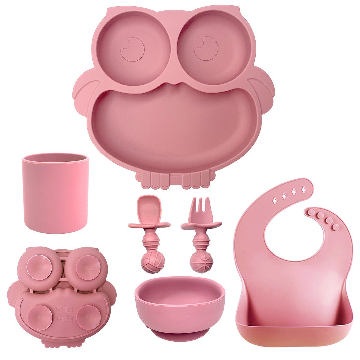 Ensemble repas complet en silicone - Choupinous