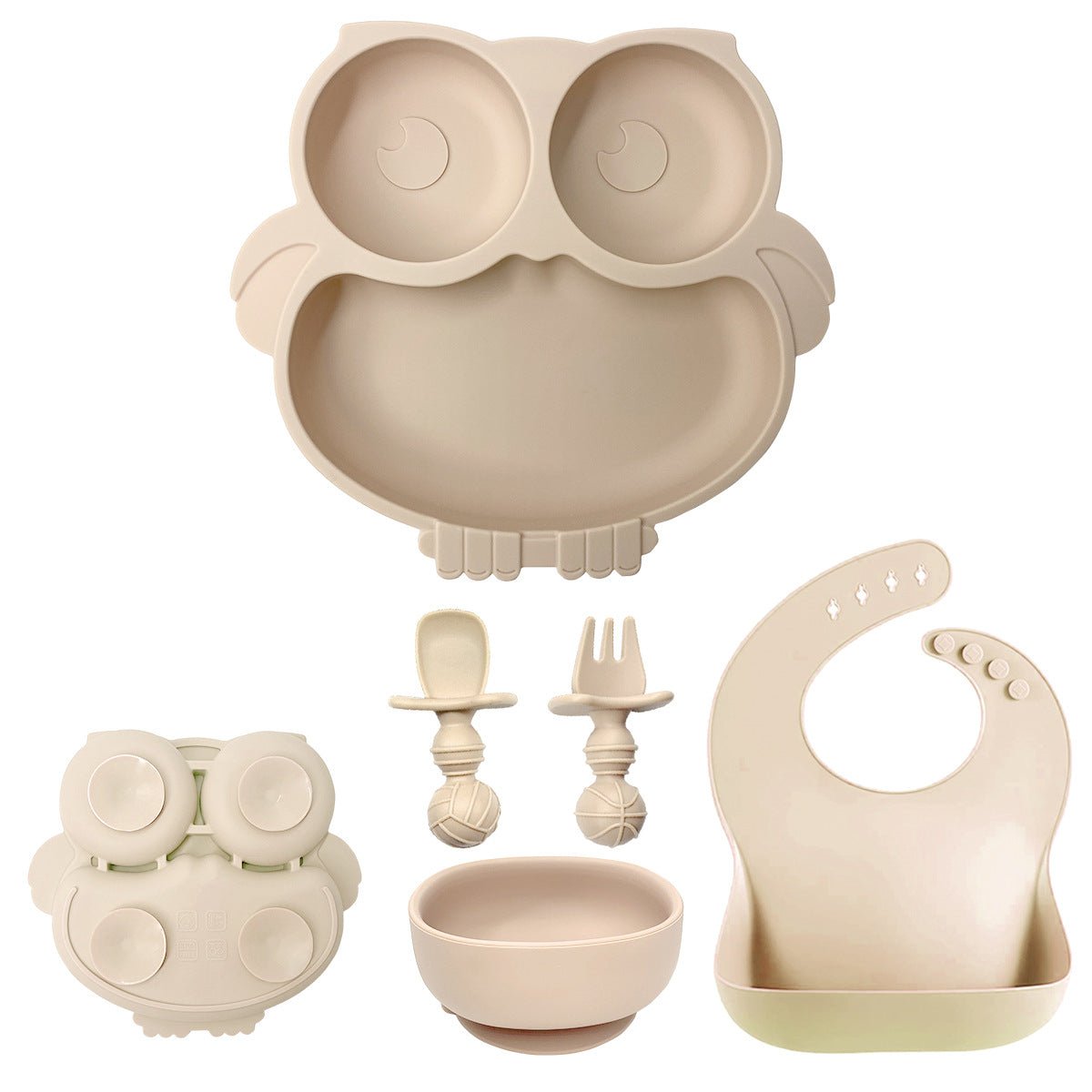 Ensemble repas complet en silicone - Choupinous