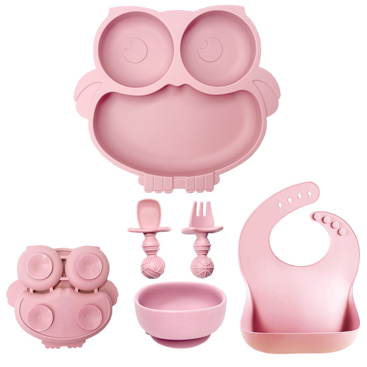 Ensemble repas complet en silicone - Choupinous