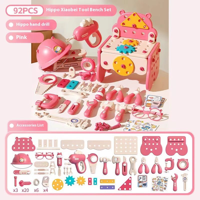 Ensemble de Montage de Boîte à Outils - Choupinous