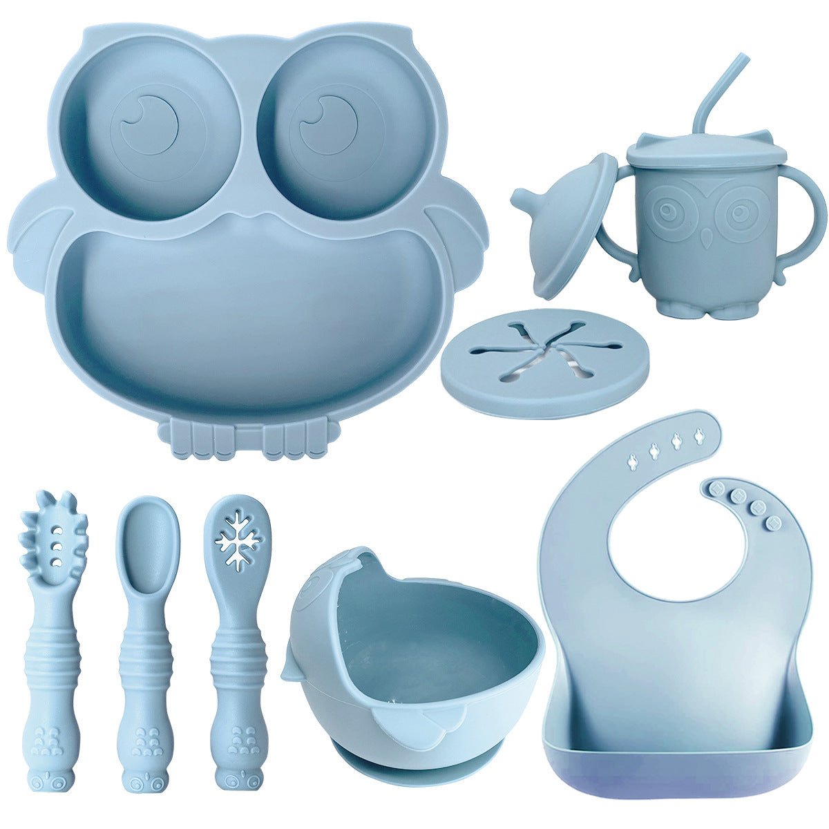 Ensemble repas complet en silicone - Choupinous