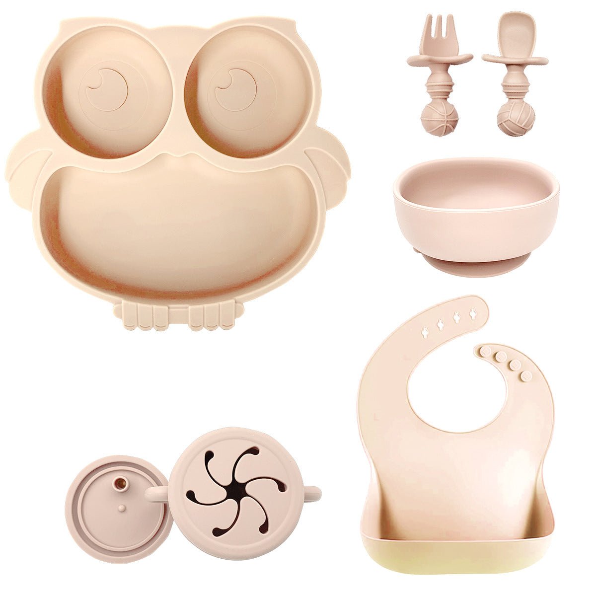 Ensemble repas complet en silicone - Choupinous