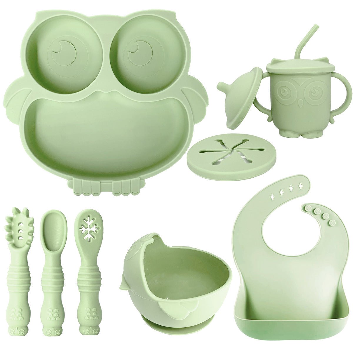Ensemble repas complet en silicone - Choupinous