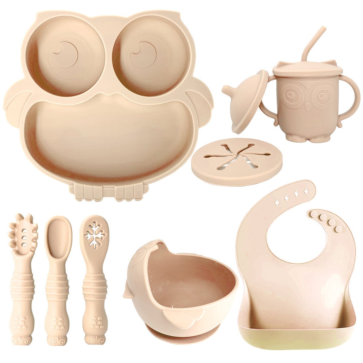 Ensemble repas complet en silicone - Choupinous