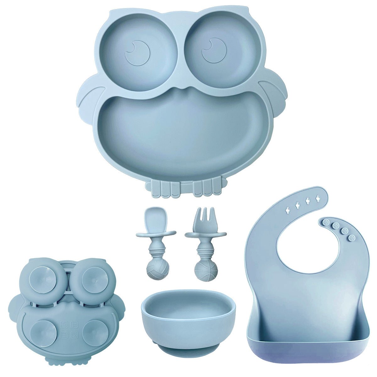 Ensemble repas complet en silicone - Choupinous