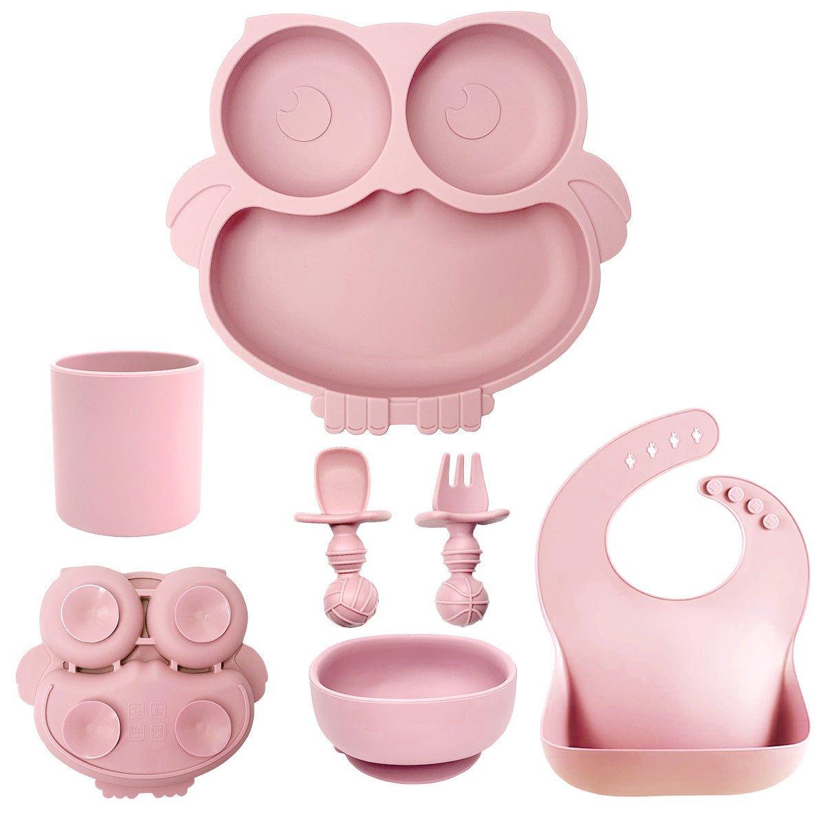 Ensemble repas complet en silicone - Choupinous