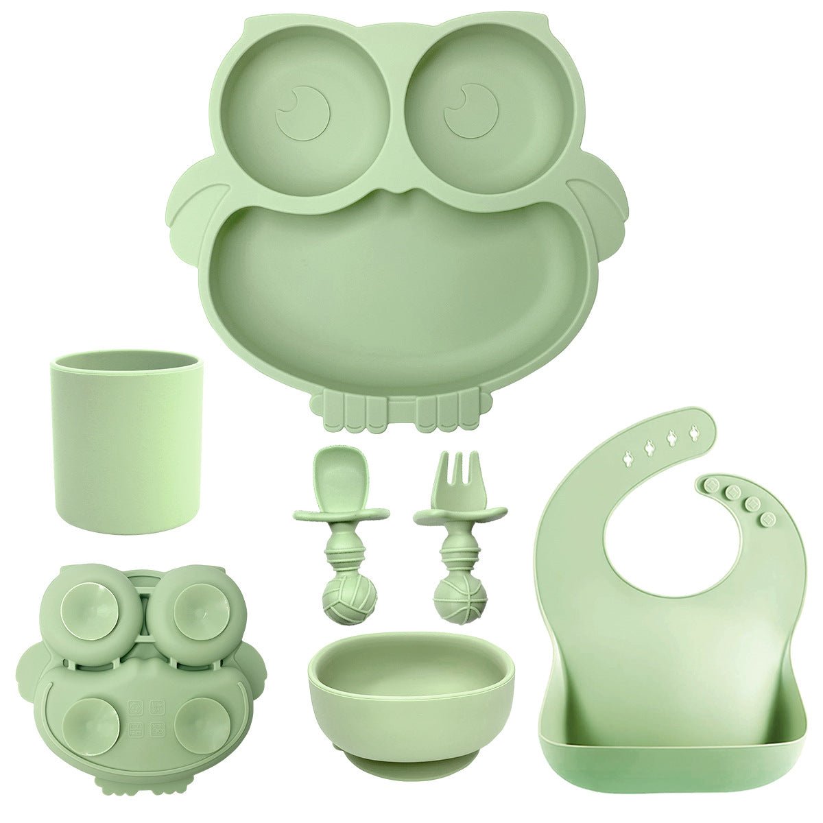 Ensemble repas complet en silicone - Choupinous