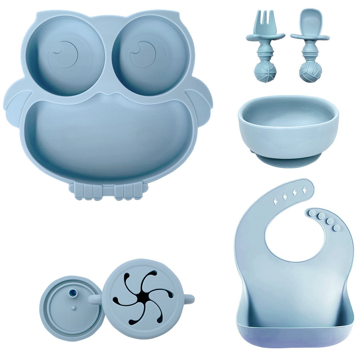 Ensemble repas complet en silicone - Choupinous