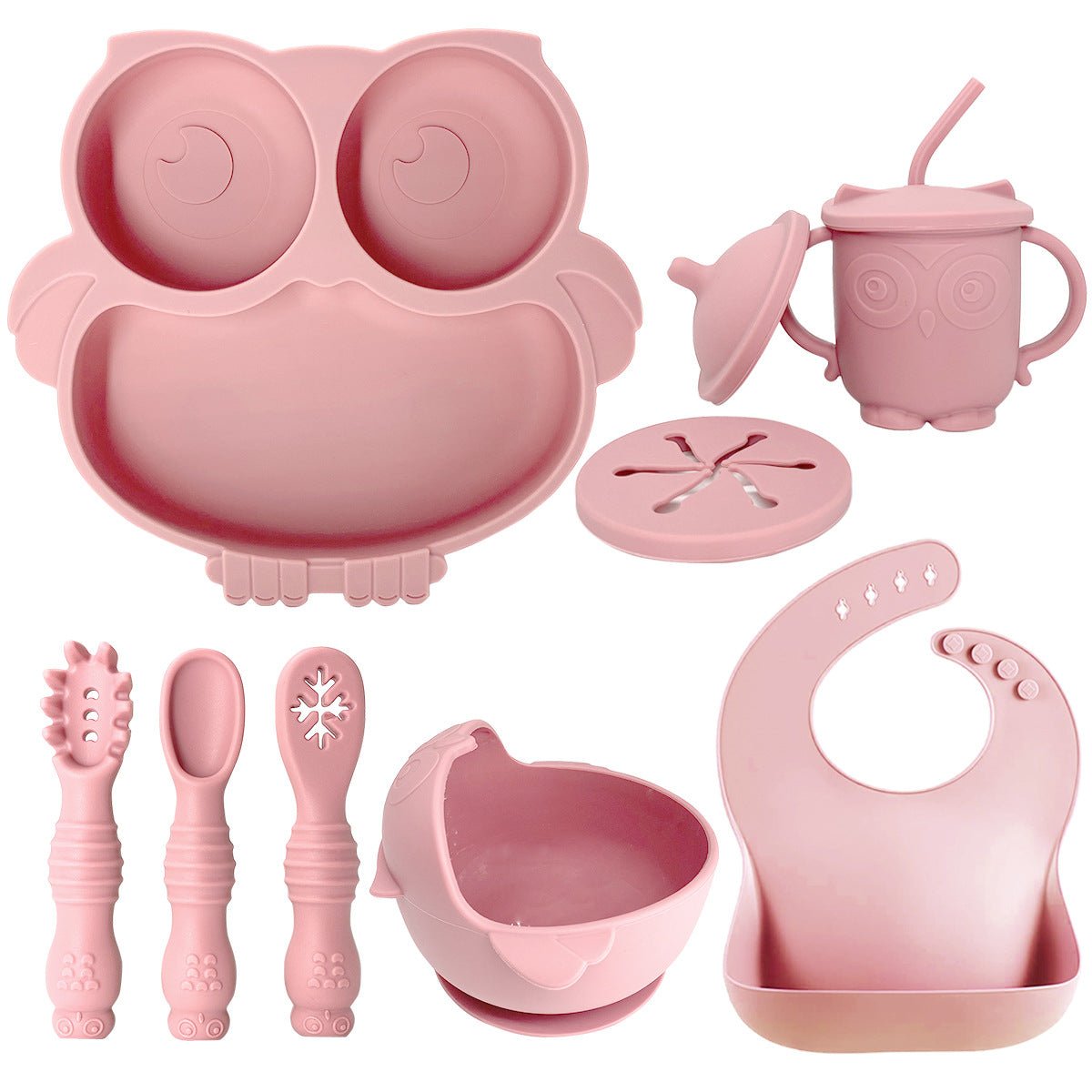 Ensemble repas complet en silicone - Choupinous