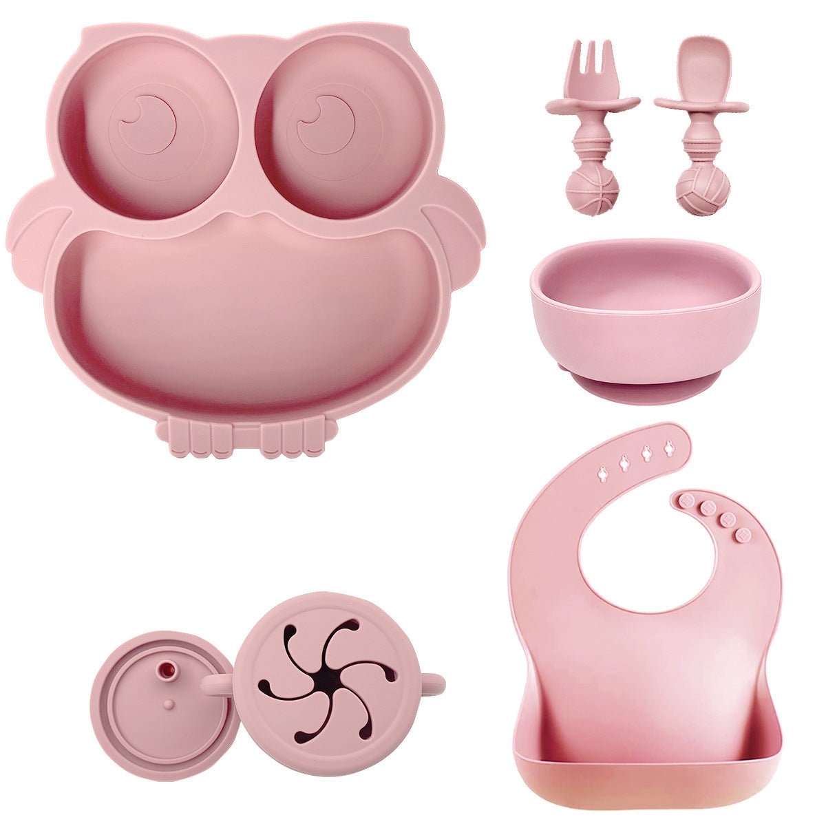 Ensemble repas complet en silicone - Choupinous